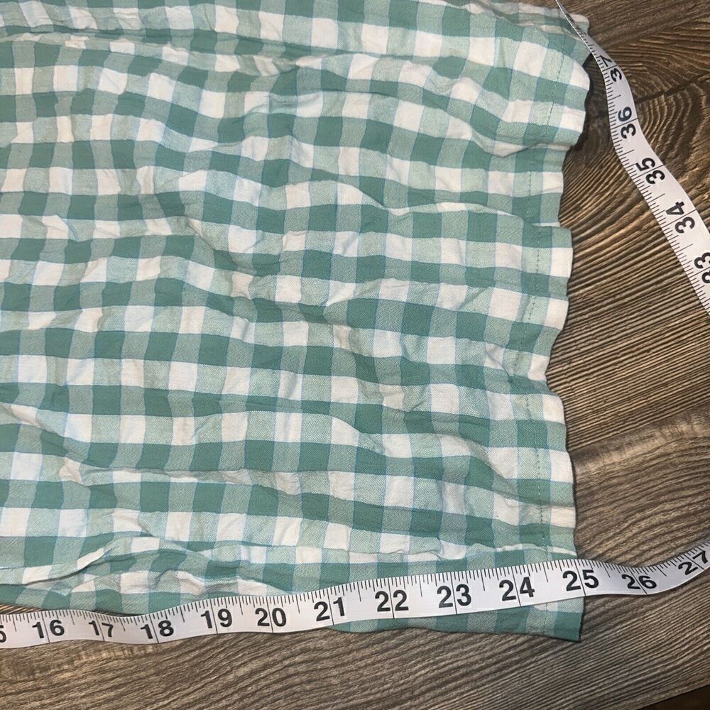 Nordstrom Green Gingham Tie Back Ankle Jumpsuit SZ 2XL. NWT. 6 - Picture 9 of 10